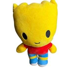 The Simpsons Universal Studios Bart Simpson Yellow TV Cutie Plush 10"